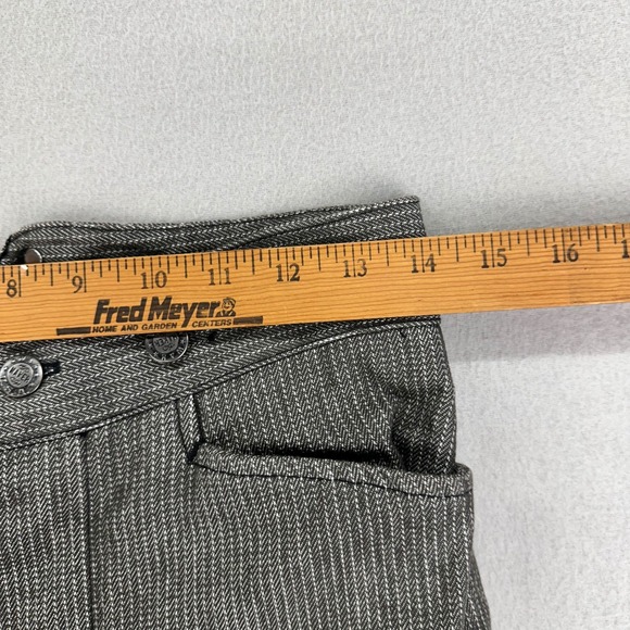 Wah Maker Pants Mens 28 Black Striped Frontier Wear Cowboy Western Rodeo‎ - Picture 9 of 12